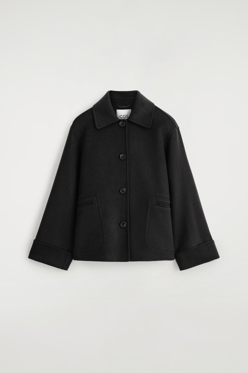 Double-Faced Wool Short Jacket