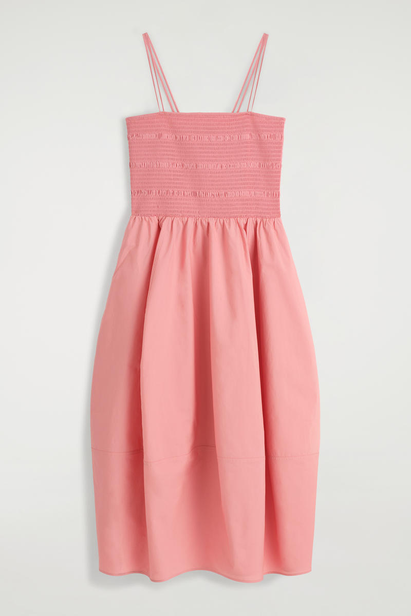 Smocked Midi Dress