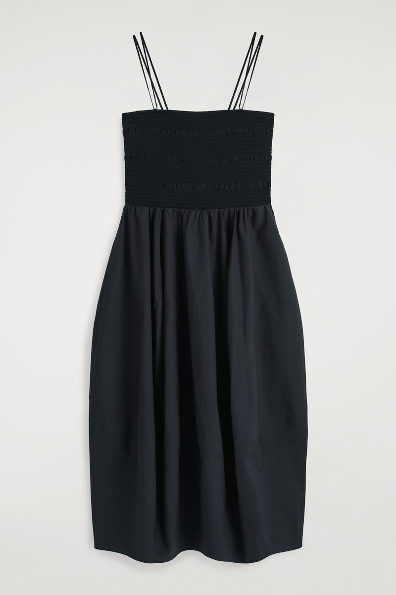 Smocked Midi Dress