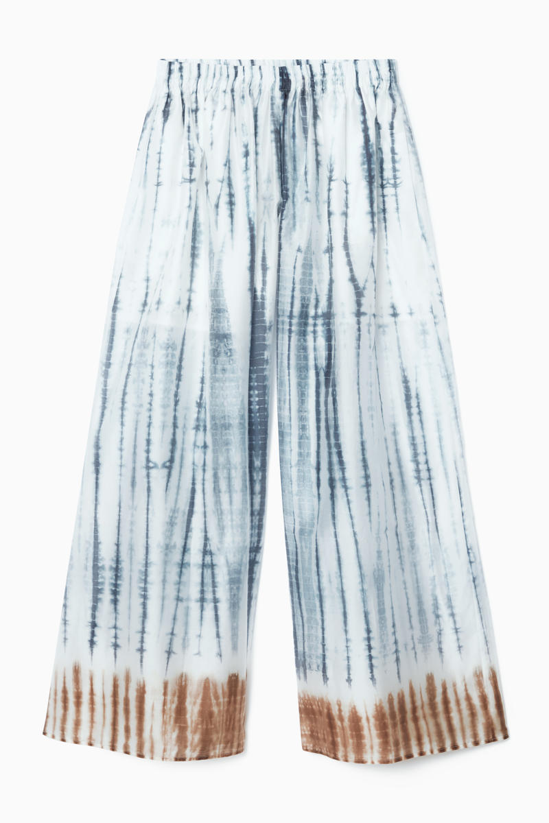 Elasticated Wide-Leg Pants