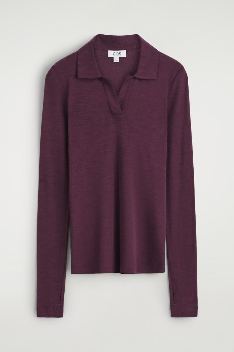 Merino Wool Polo Shirt