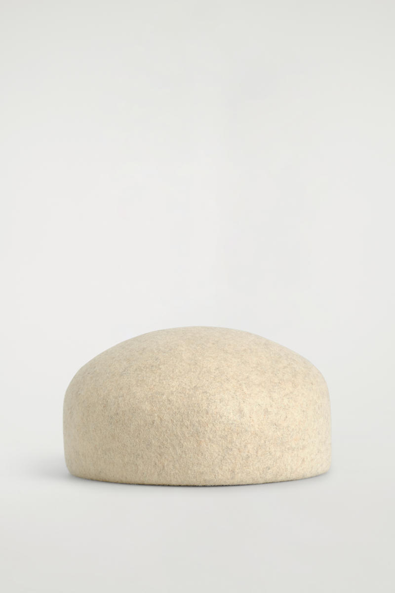 Sculpted Wool Beret