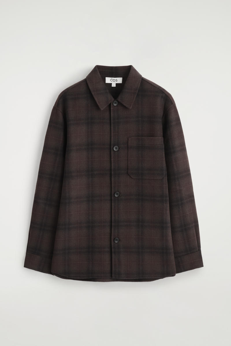 Double-Faced Wool Overshirt