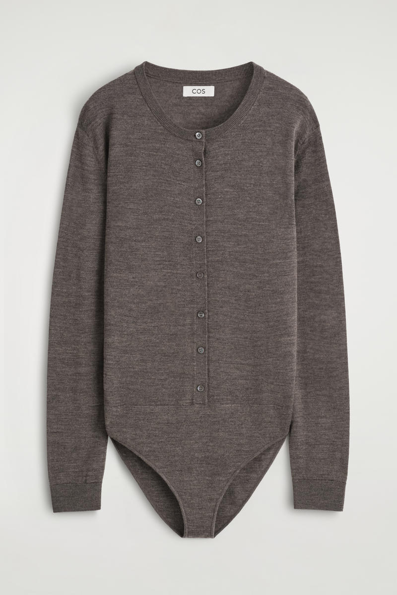 Merino Wool Cardigan Body by COS