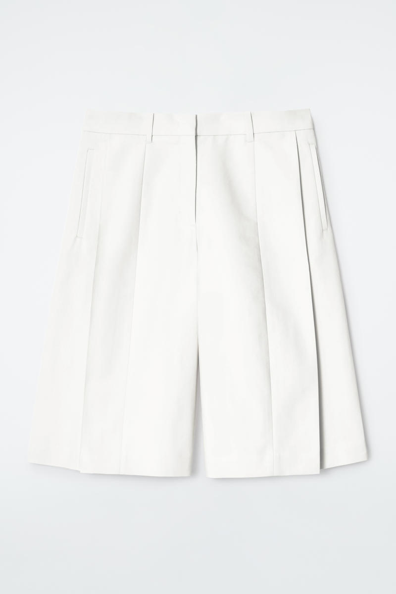 Tailored Wide-Leg Shorts