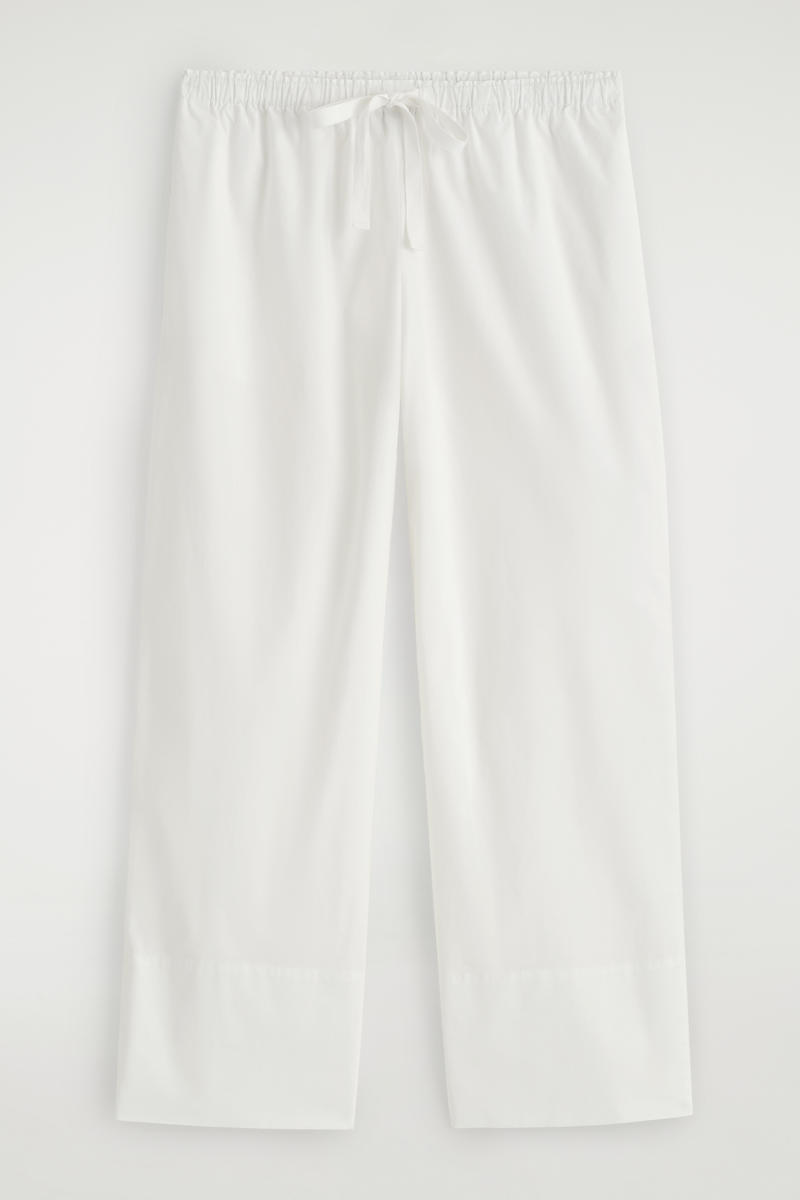 Drawstring Cotton Pants