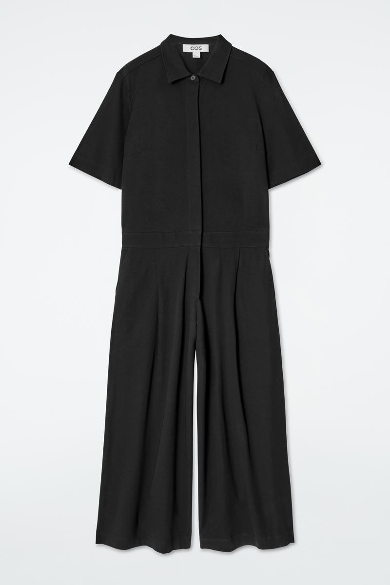 Short-Sleeved Jumpsuit