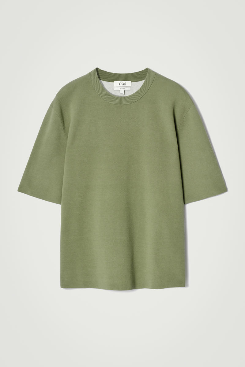 Relaxed Double-Faced Knit T-Shirt