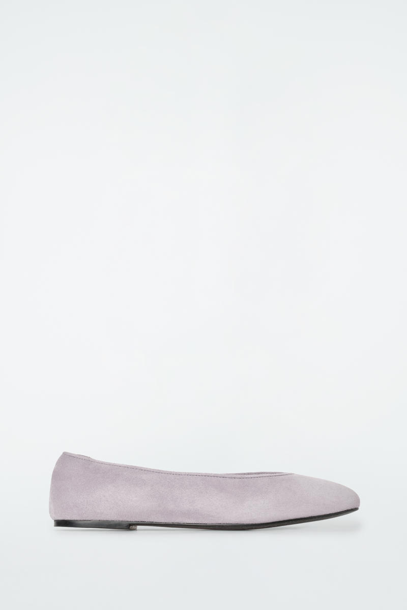 Suede Ballet Flats by COS