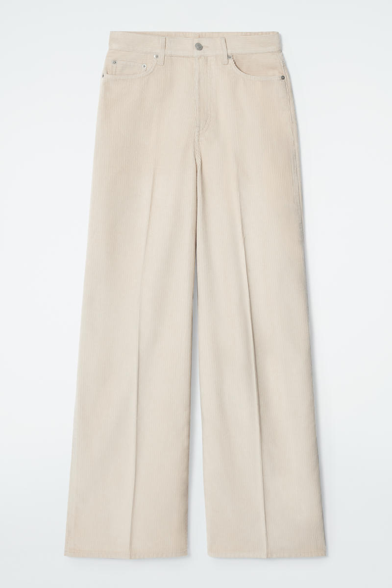 Tide Corduroy Wide-Leg Jeans by COS