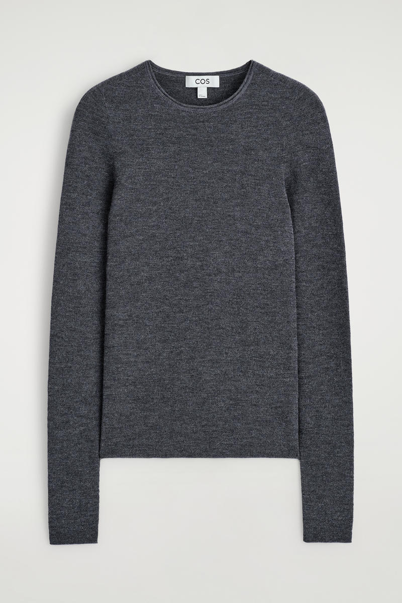 Merino Wool Long-Sleeved Top