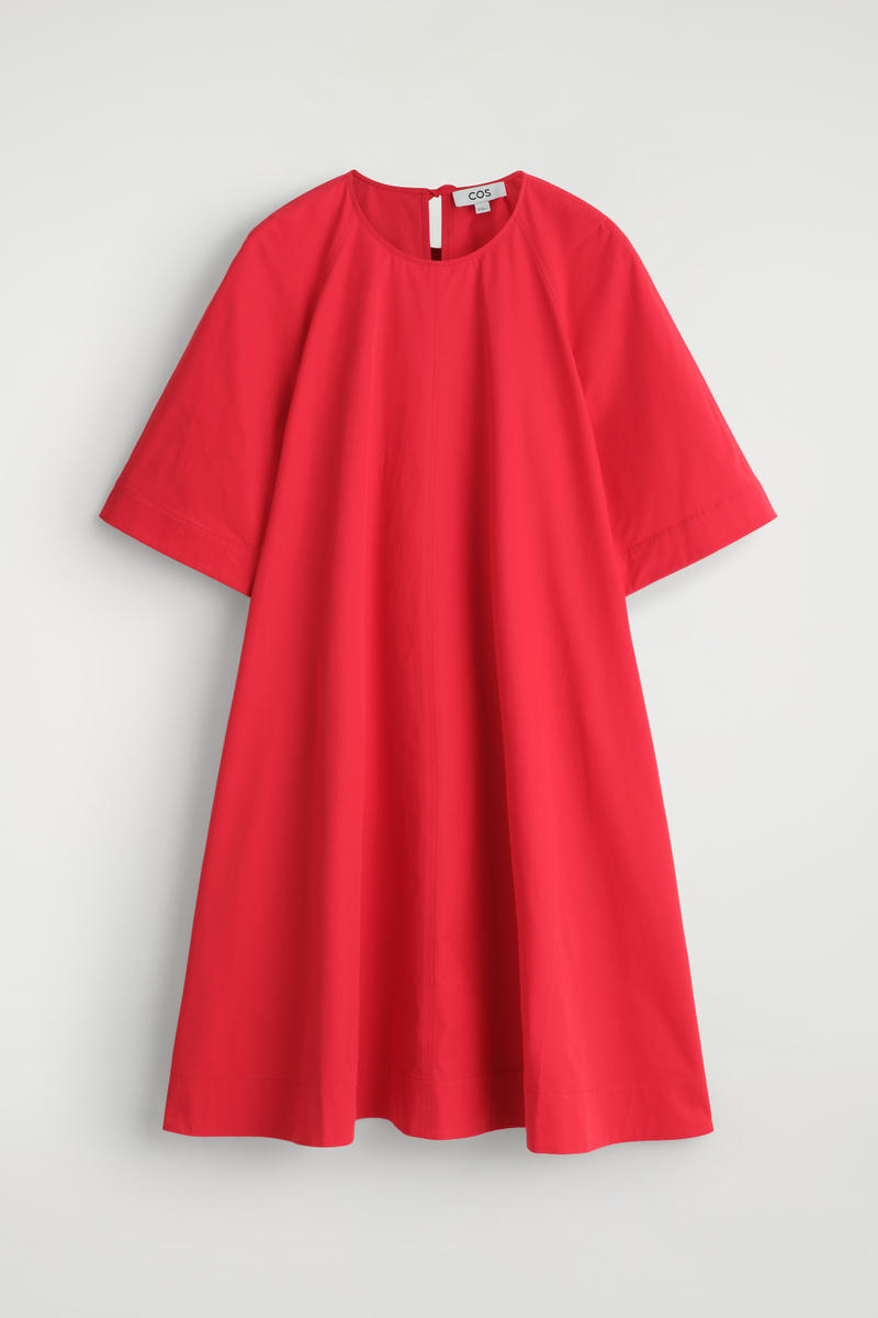 Tie-Back A-Line Mini Dress