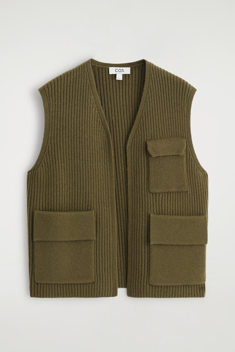 Ribbed Merino Wool Utility Tank