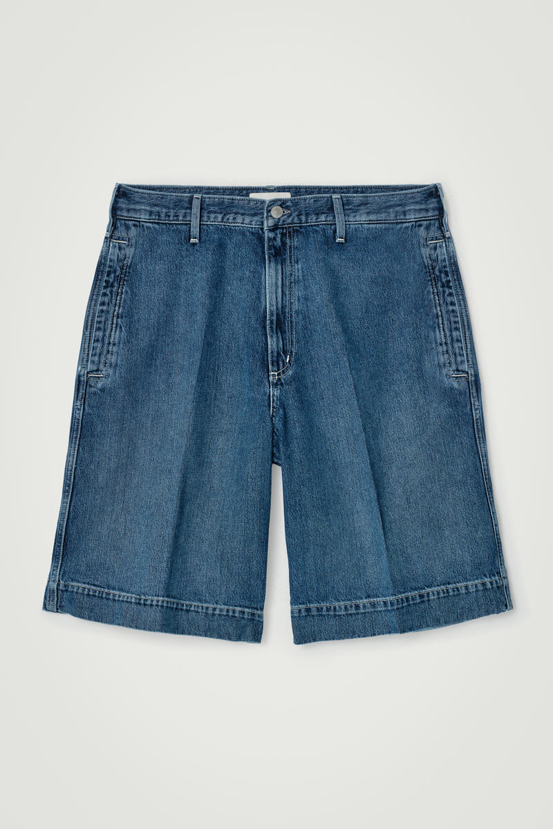 Relaxed Lightweight Denim Shorts