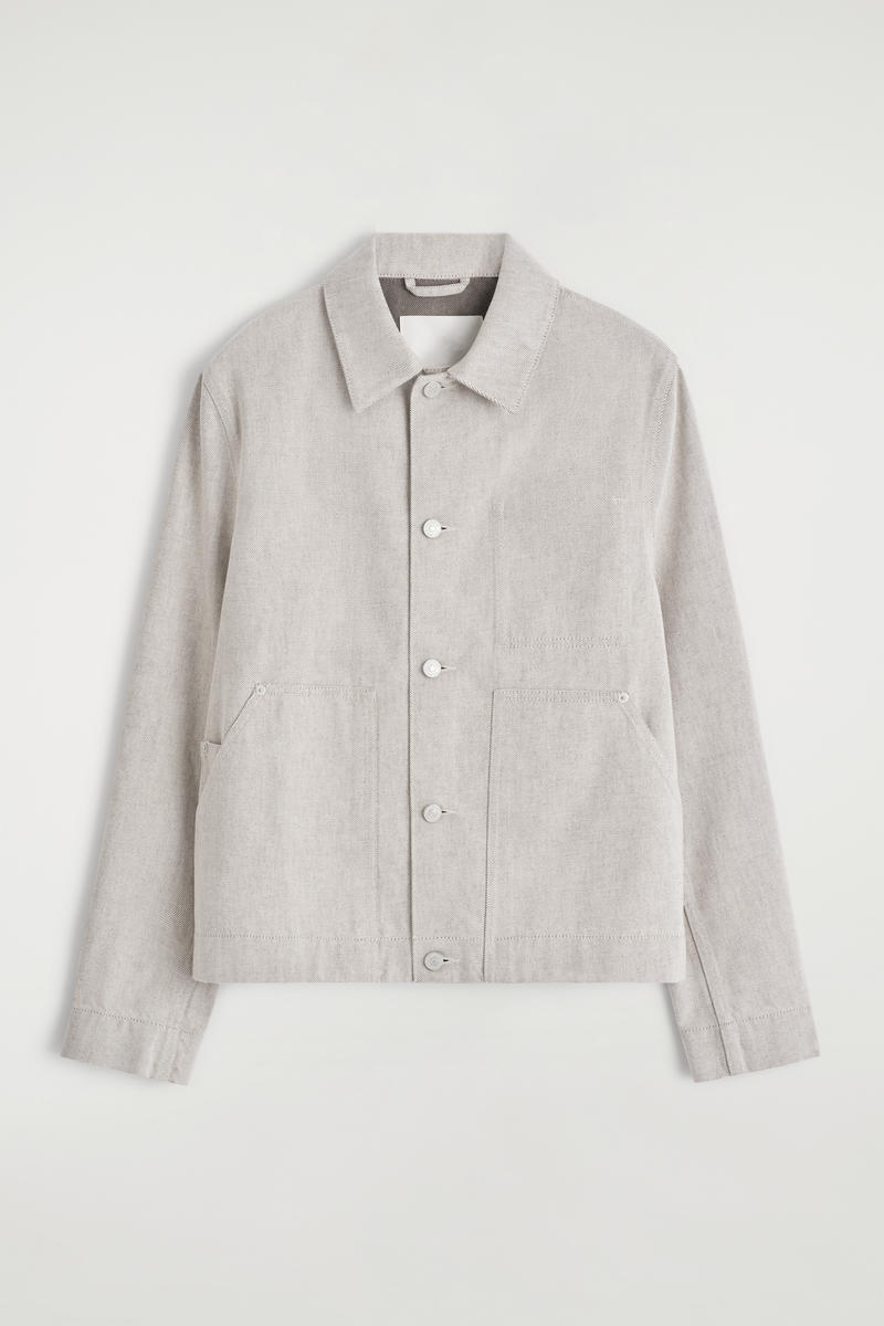 Rinsed-Denim Jacket