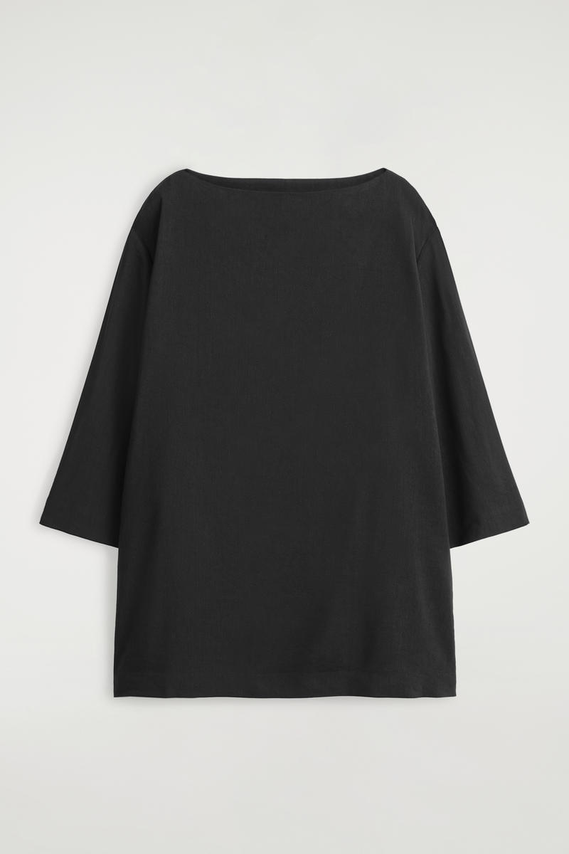 Linen A-Line Mini Dress by COS