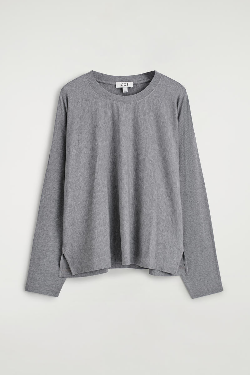 Fluid Jersey Long-Sleeved Top