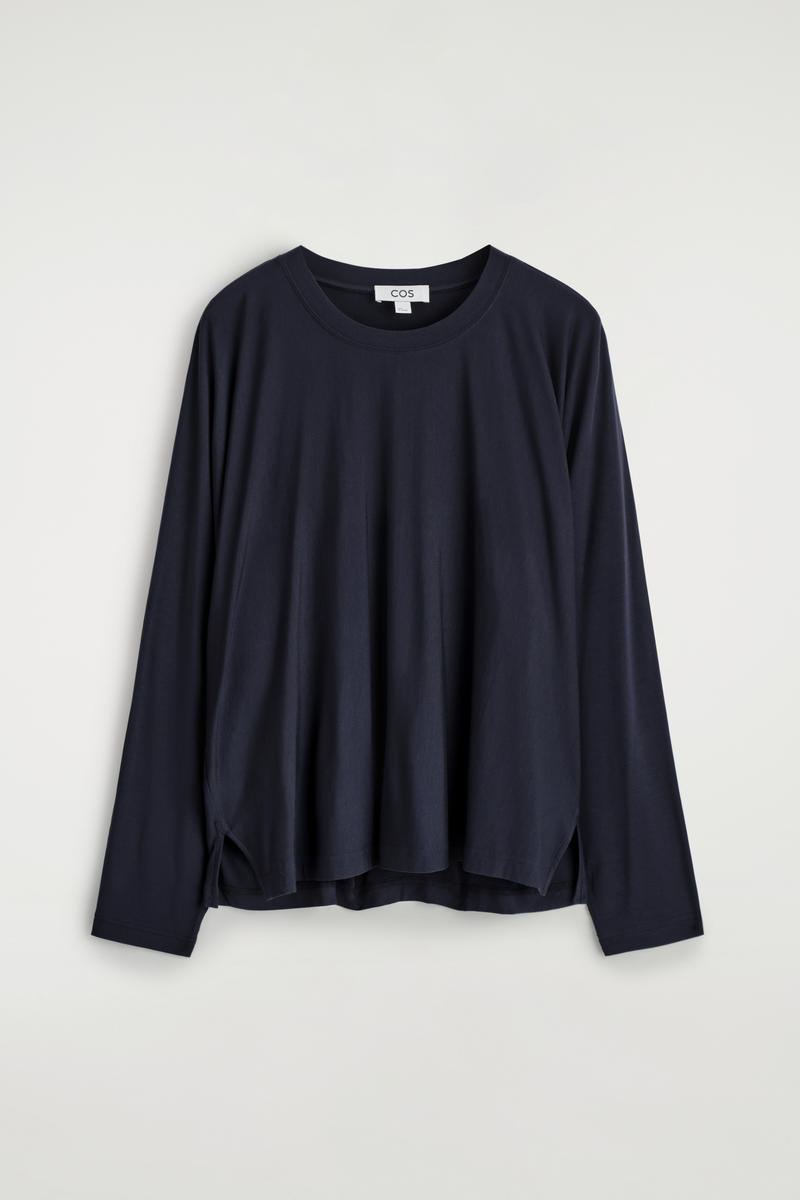 Fluid Jersey Long-Sleeved Top