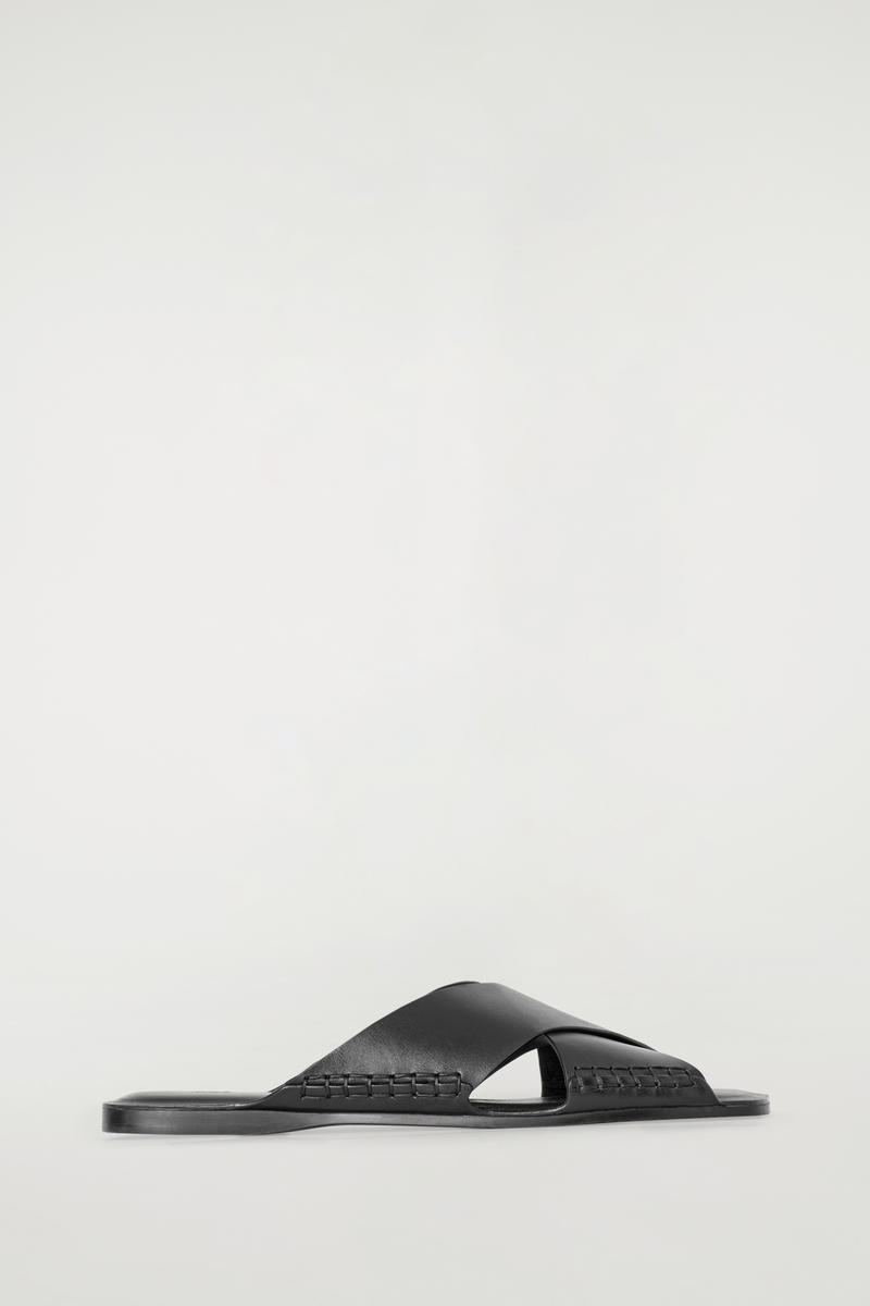 Crossover Leather Sandals