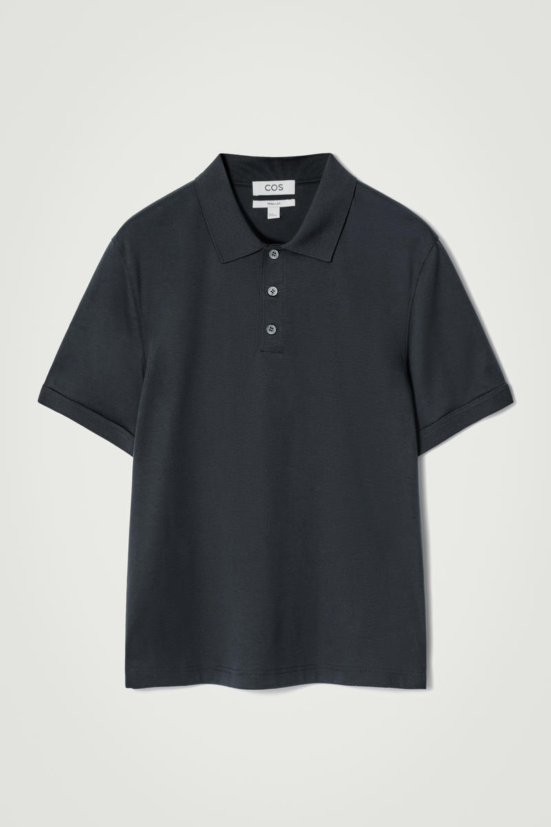 Regular-Fit Mercerized-Cotton Polo Shirt