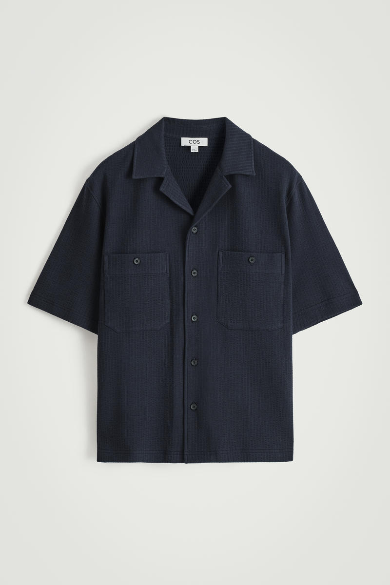 Cotton-Seersucker Resort Shirt