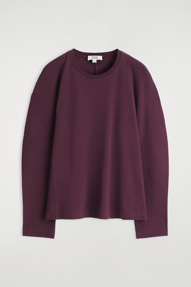 Rounded Jersey Top
