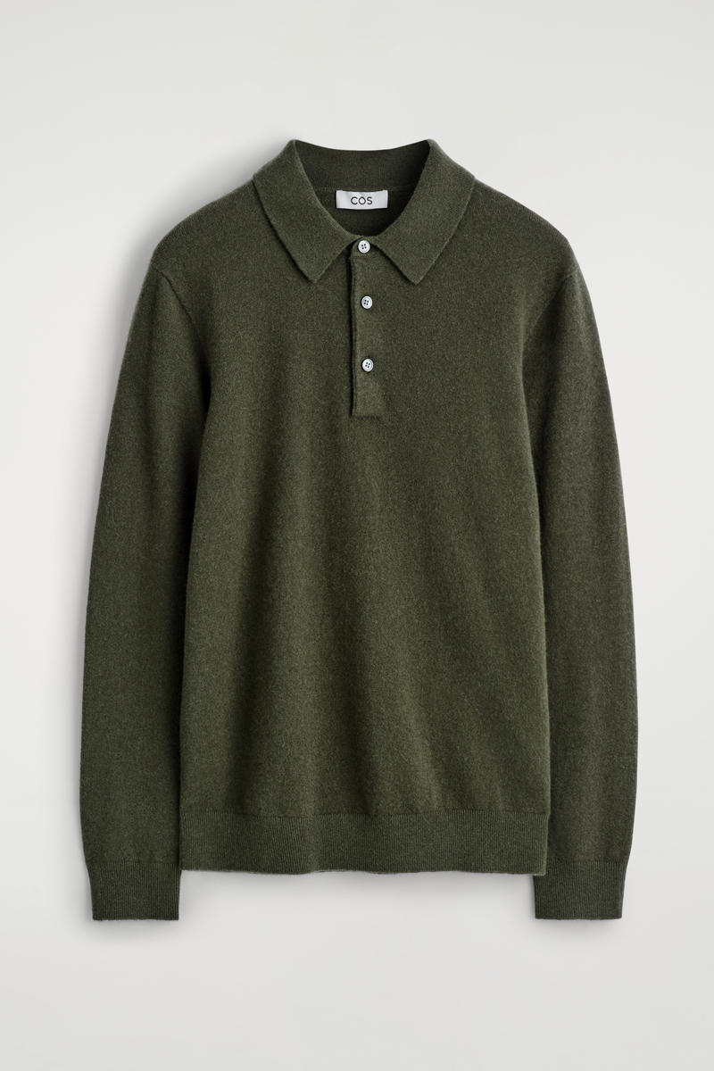Seamless Cashmere Polo Shirt
