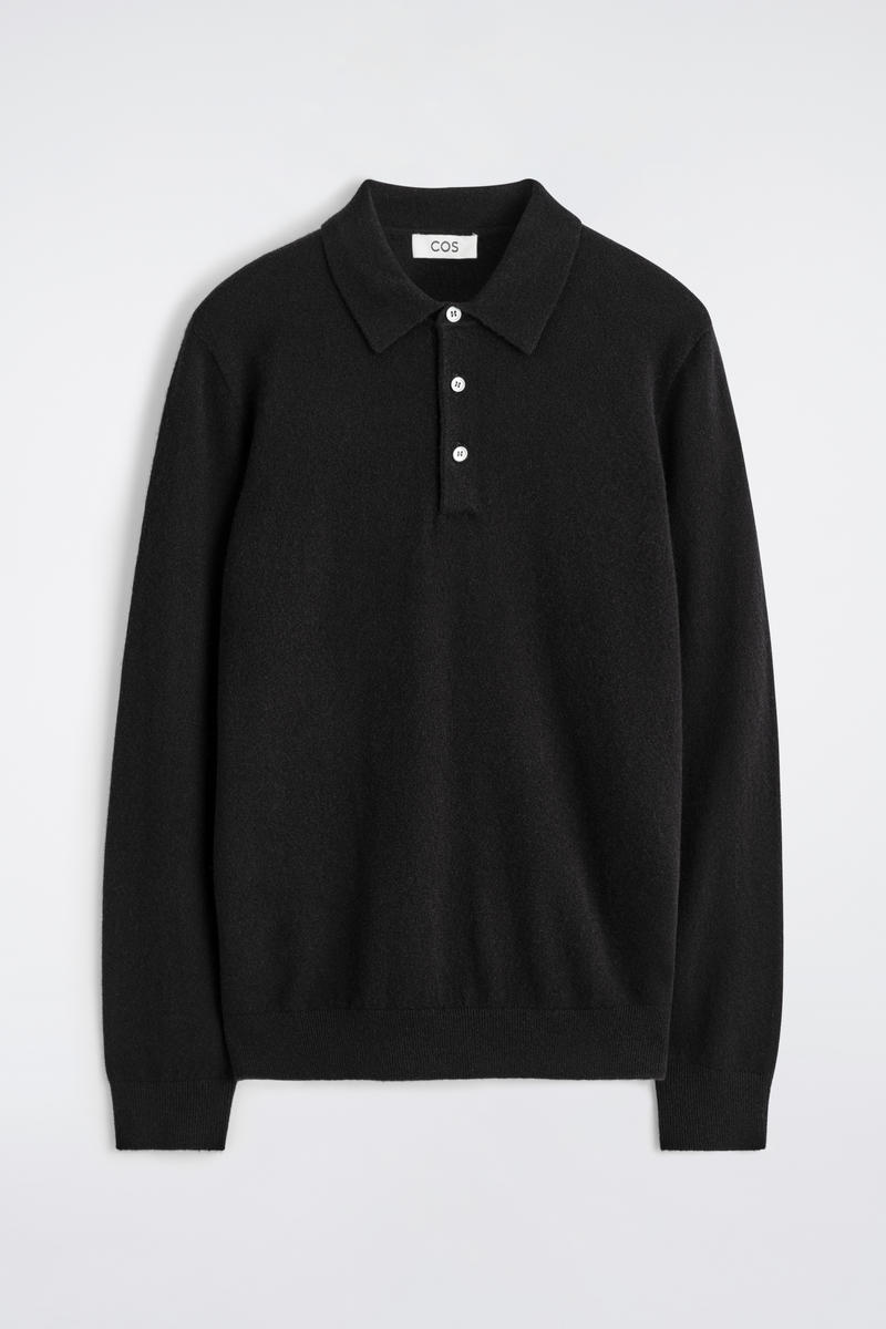 Seamless Cashmere Polo Shirt