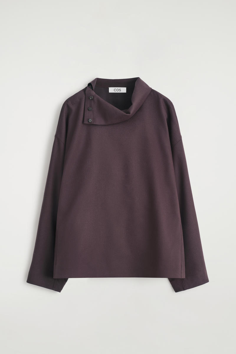 Wool-Flannel Top