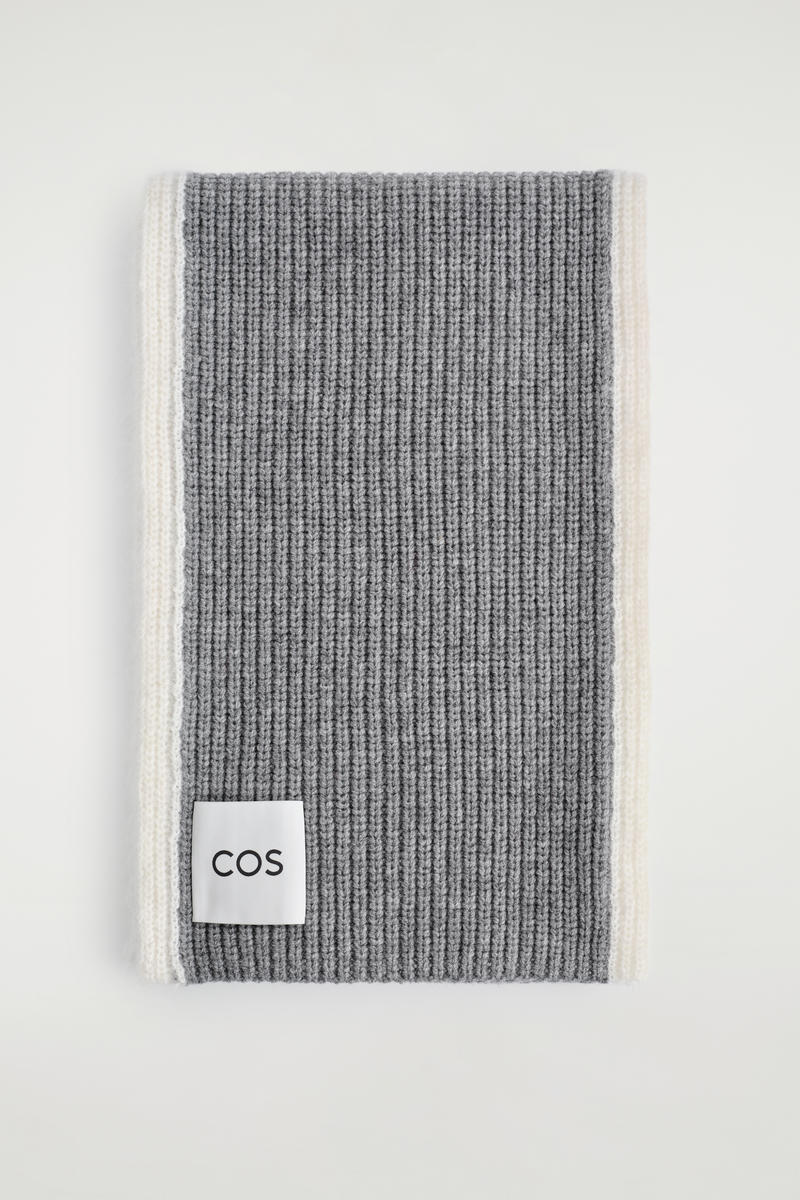 Chunky Wool-Mohair Scarf