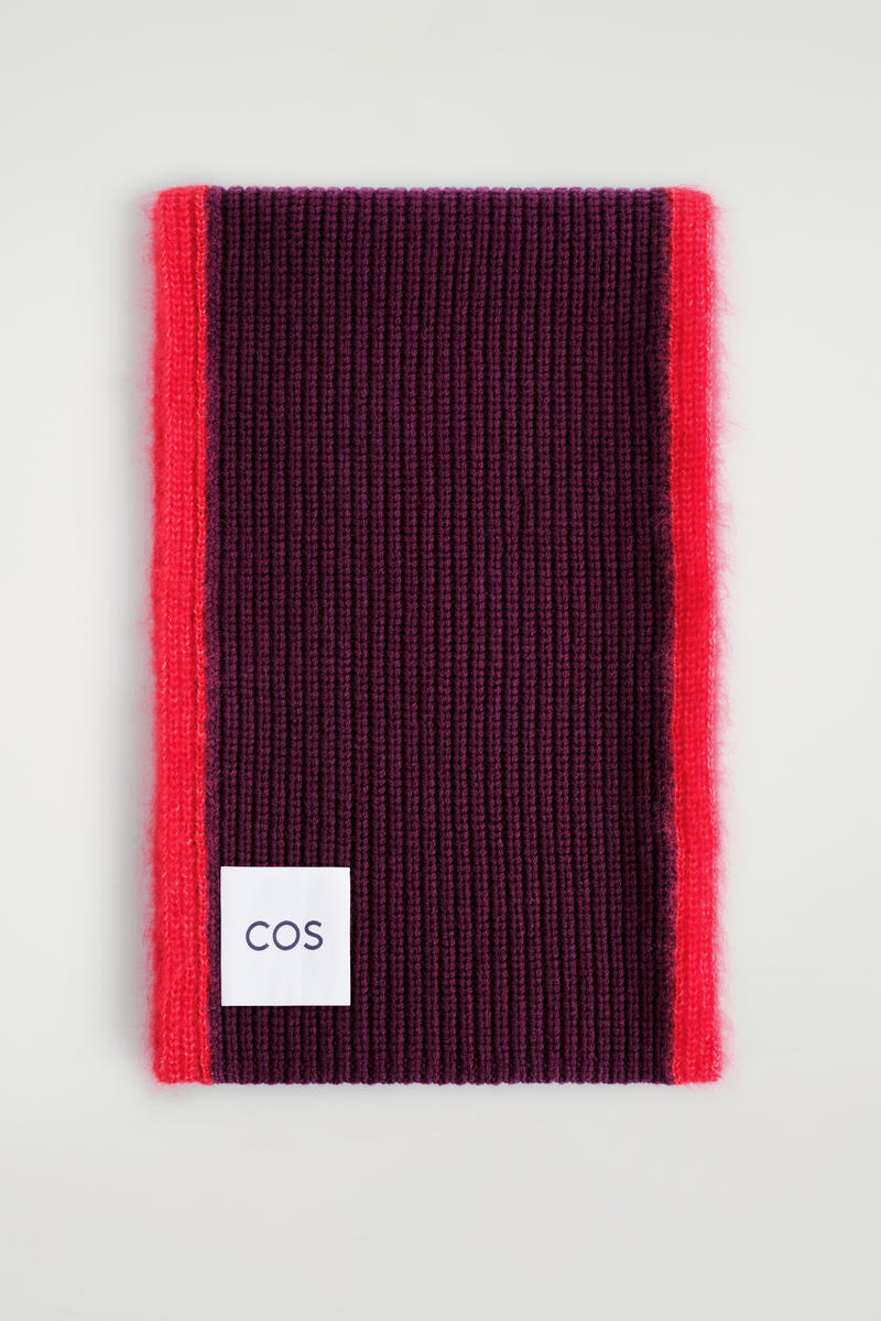 Chunky Wool-Mohair Scarf