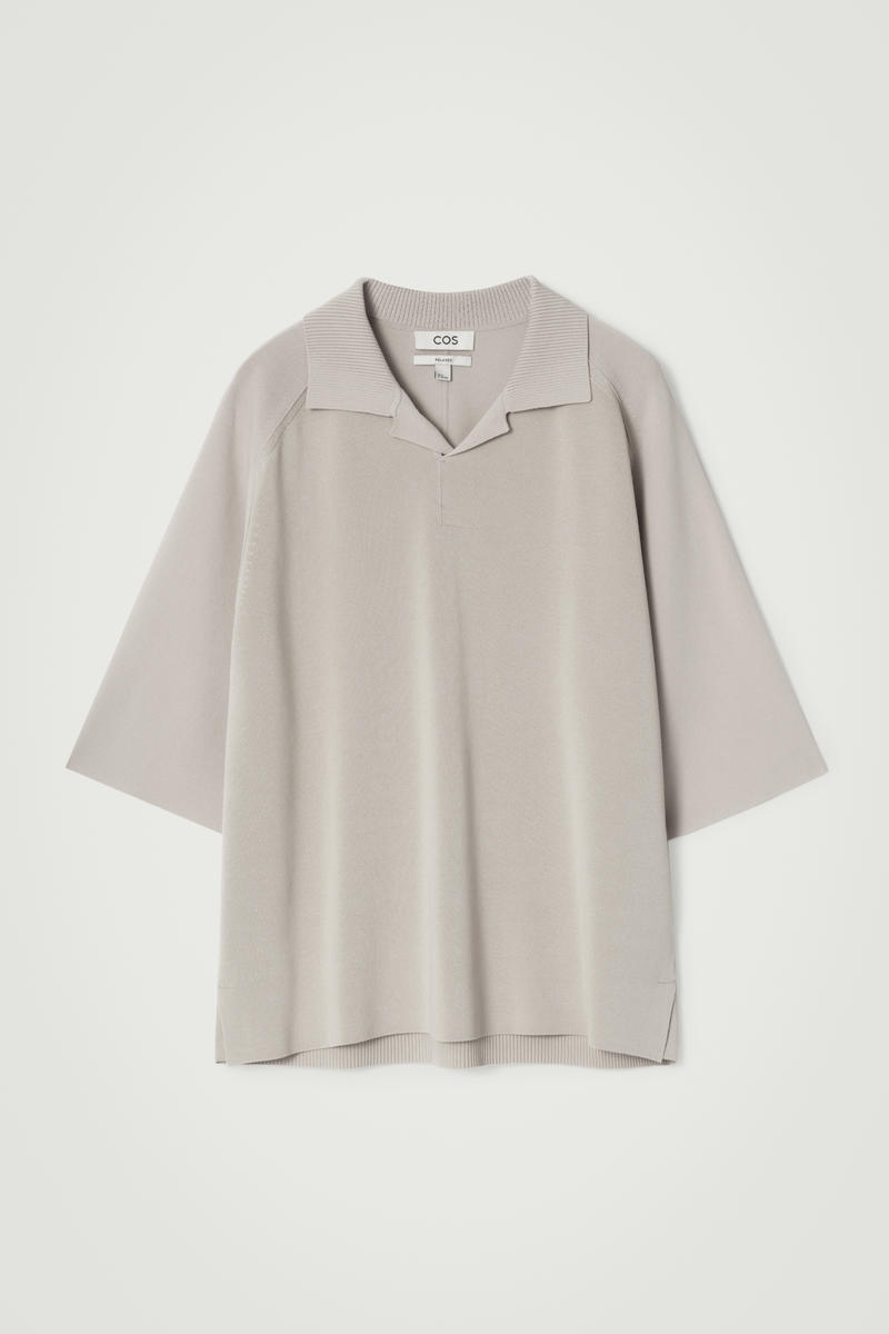 Color-Block Double-Faced Polo Shirt