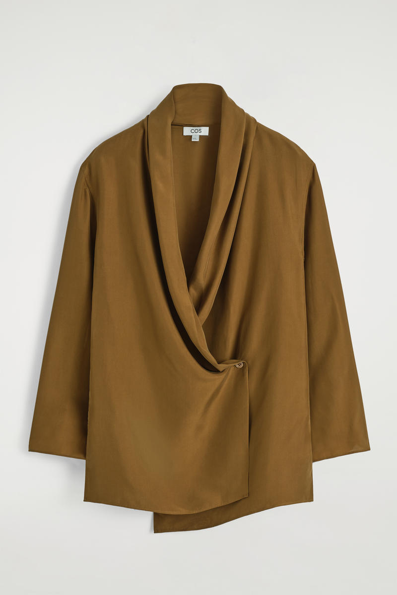Shawl-Lapel Silk Blazer by COS