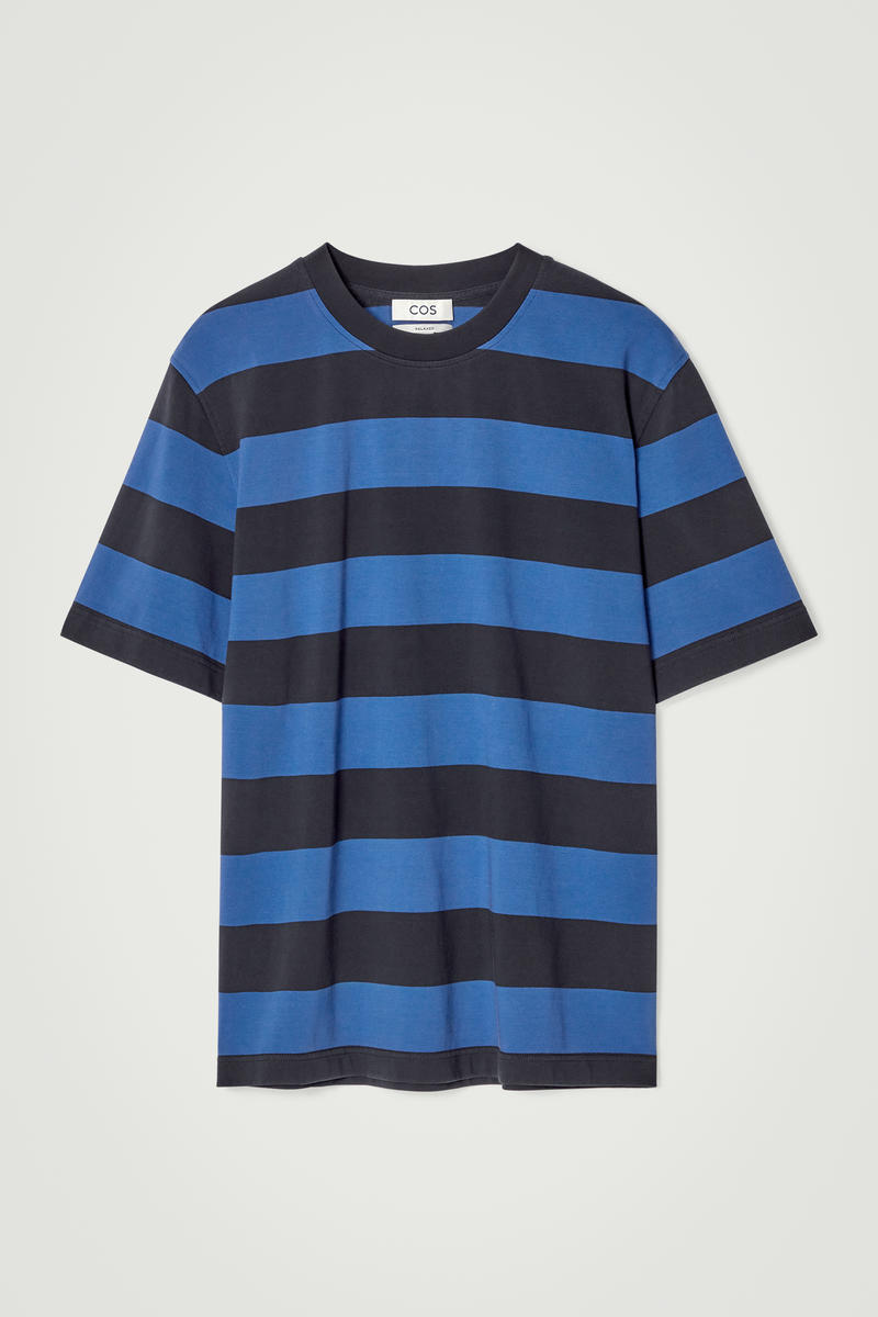 Relaxed Striped Cotton T-Shirt