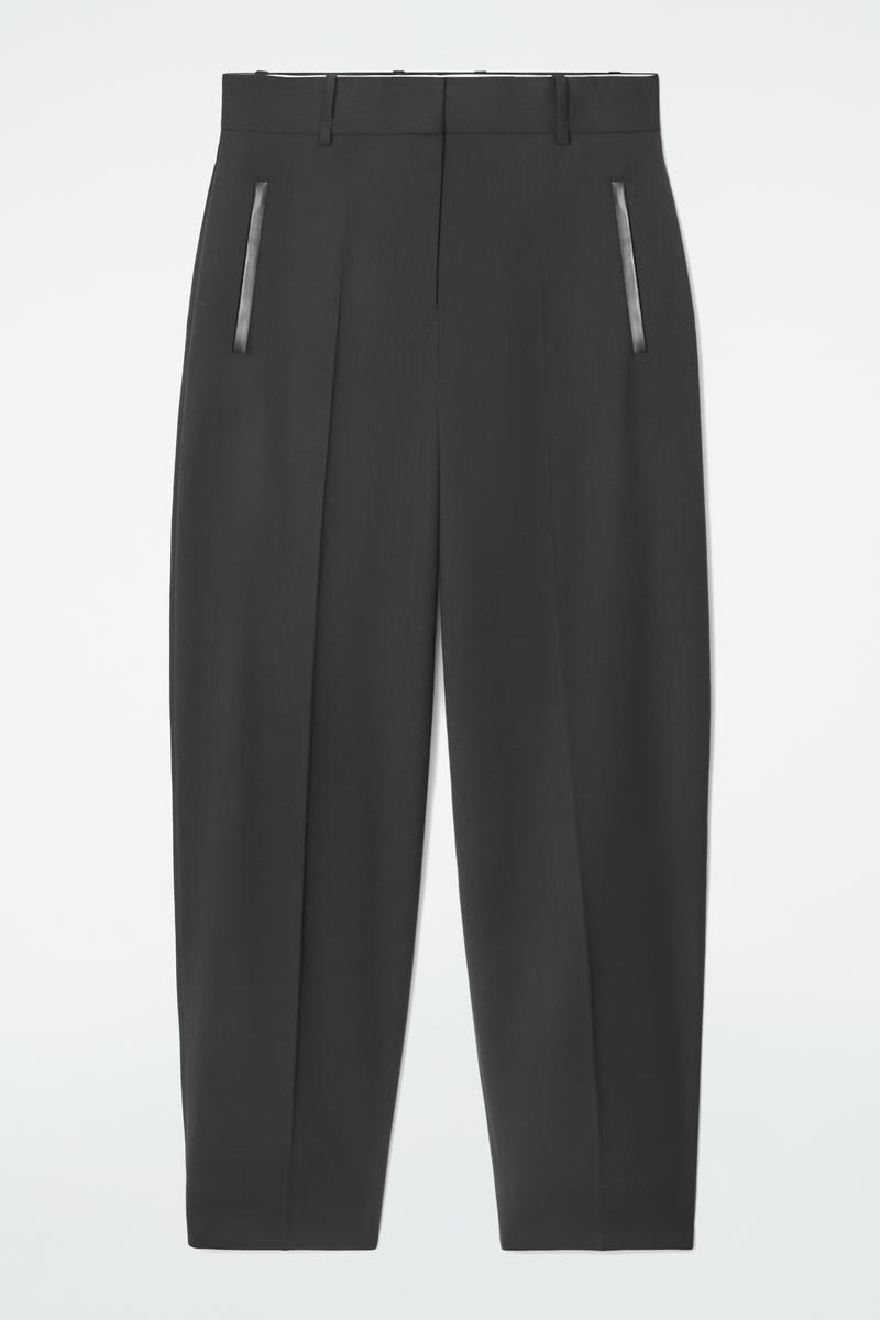 The Tailored Barrel-Leg Pants