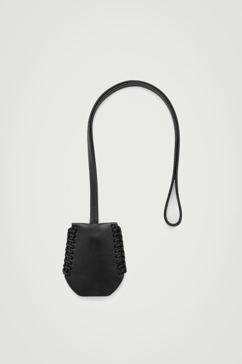 Whip-Stitched Leather Lanyard by COS