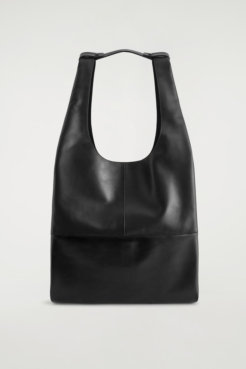 Slouchy Tote Bag - Leather