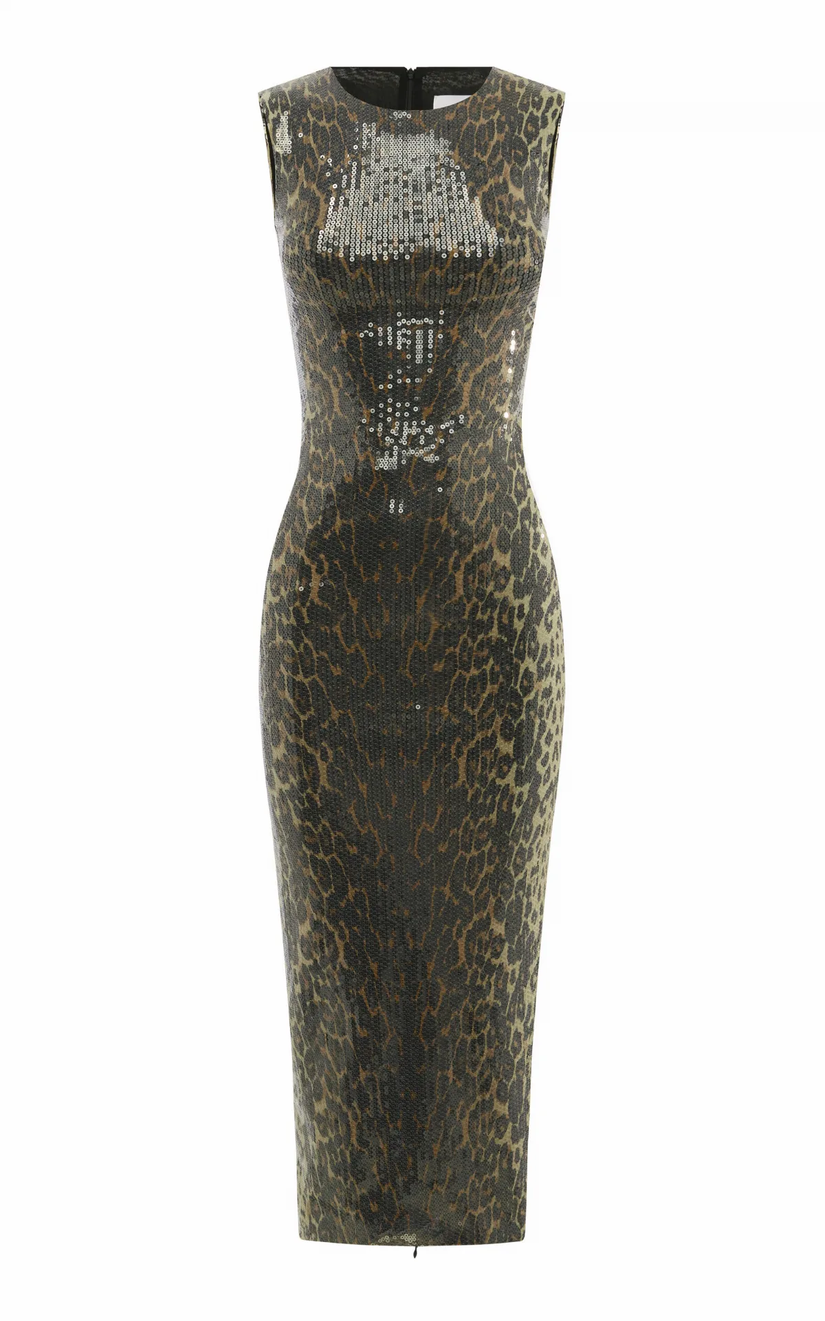 Sequined Leopard-Print Midi Dress by Alex Perry