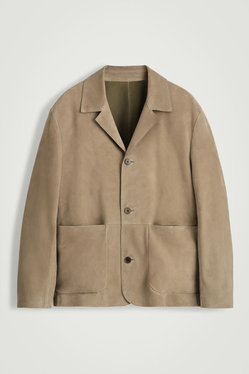 Relaxed Suede Jacket
