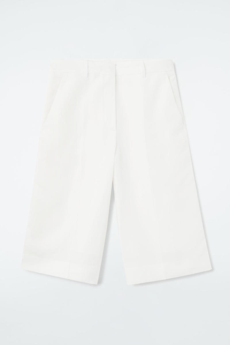 Tailored Knee-Length Shorts