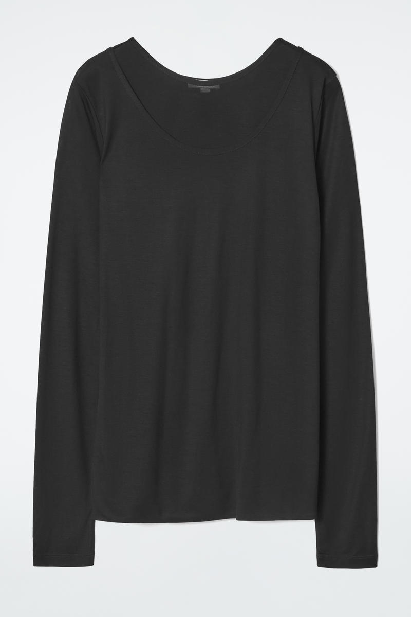 Layered Long-Sleeved Top