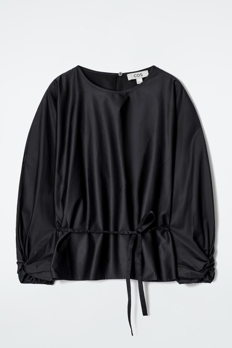 Drawstring Peplum Blouse by COS