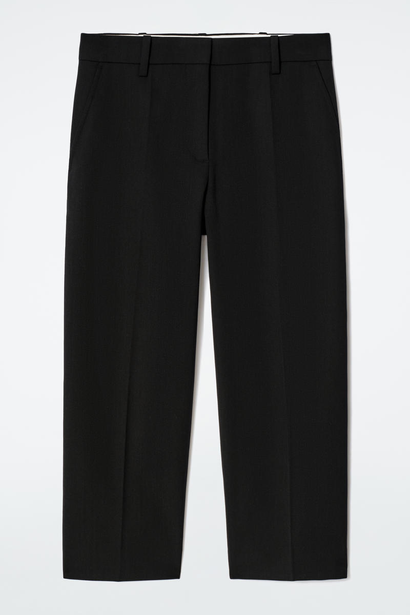 Wool-Blend Capri Pants