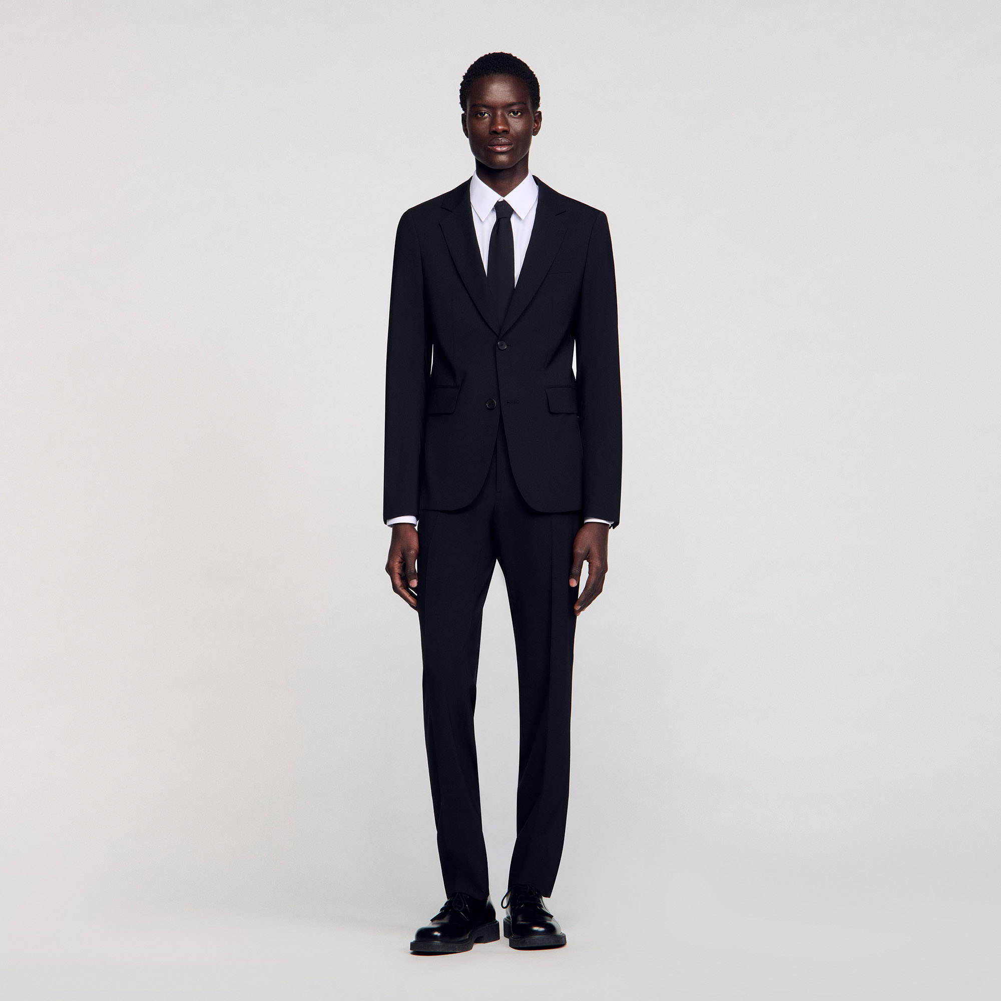 Virgin wool suit jacket by Sandro