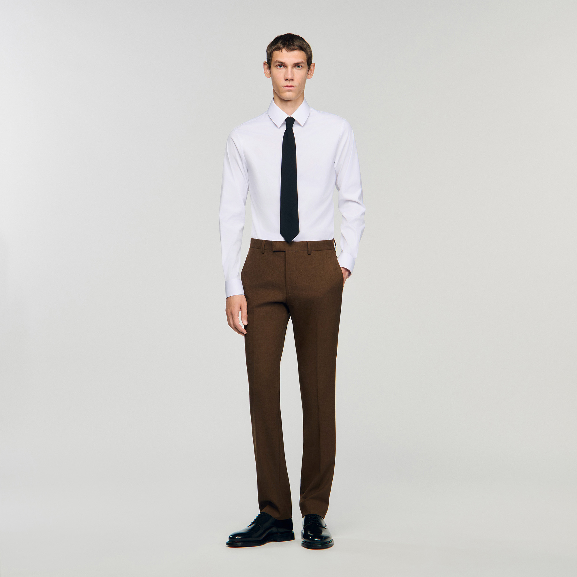 Wool Tailored Suit Pants by Sandro