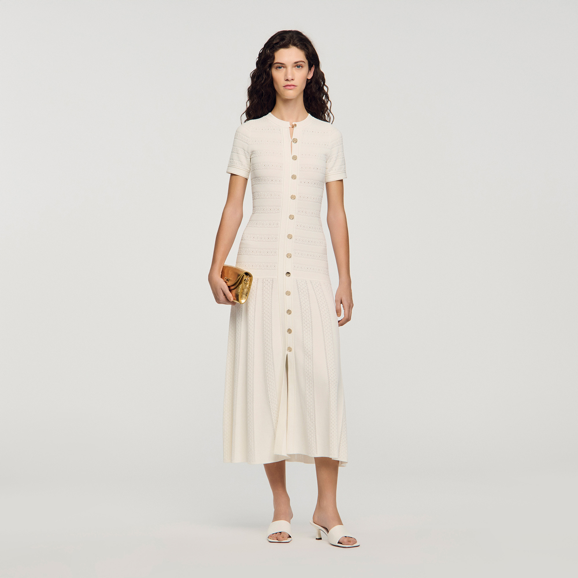 Knit maxi dress