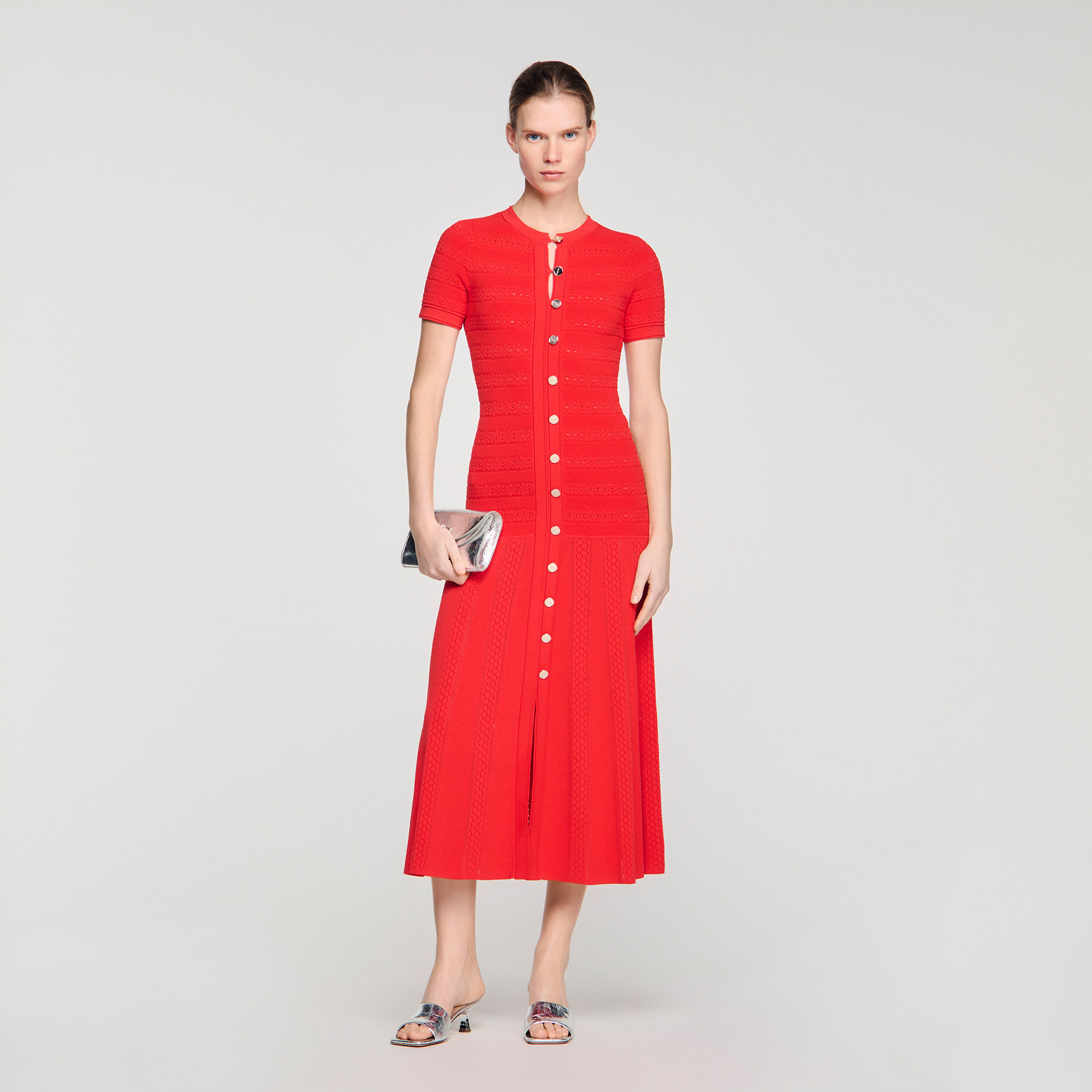 Knit maxi dress