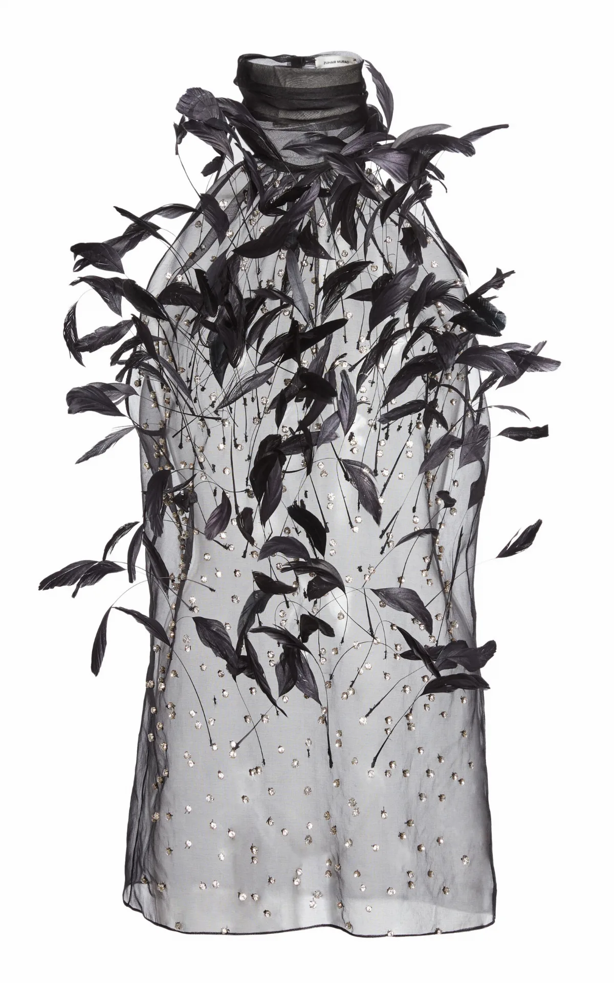Feathers & Strass Halter Top