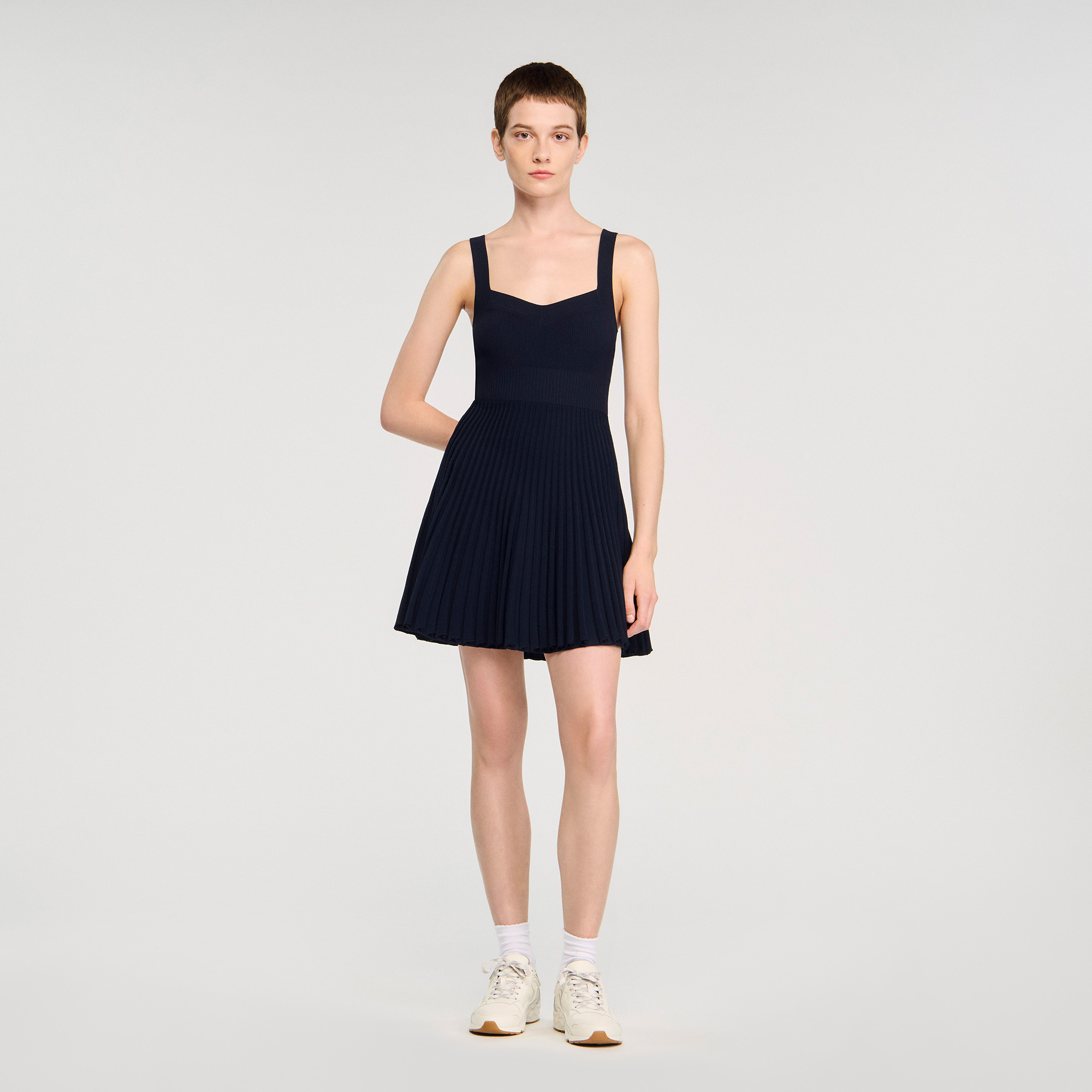 Mini knit dress