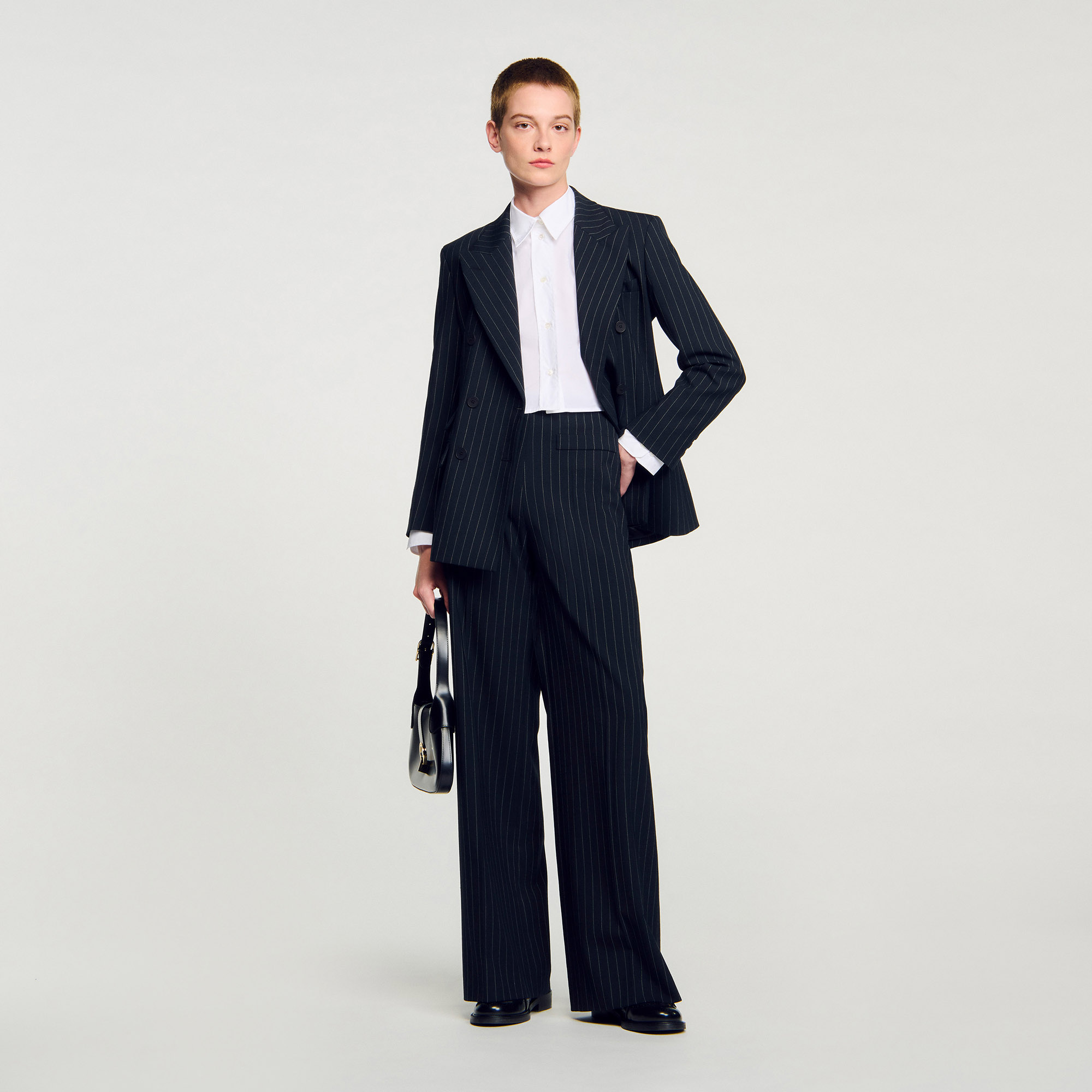 Striped suit jacket by Sandro